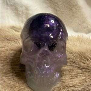 Purple Skull Home Accent 4”